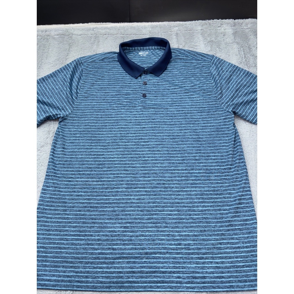 Outdoor Life Polo‎ Shirt Men's X Large Short Sleeve Polyester Golf Fishing Teal